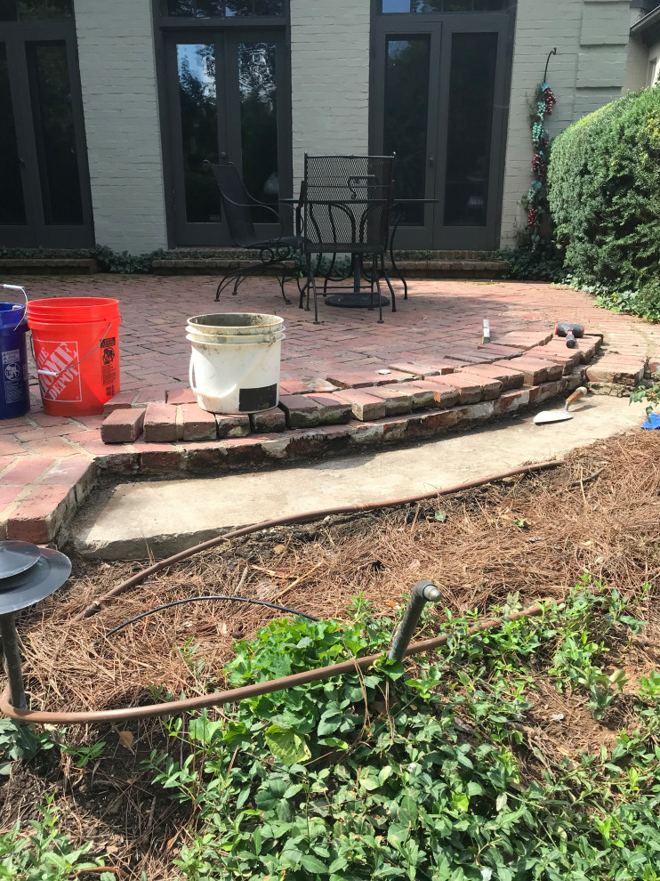 Berry Job - Brick Patio and Sidewalk Repair