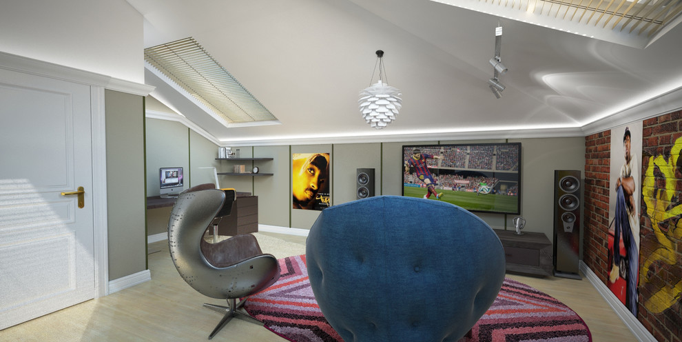 Родовое гнездо в поселке Жаворонки. Детская мансарда