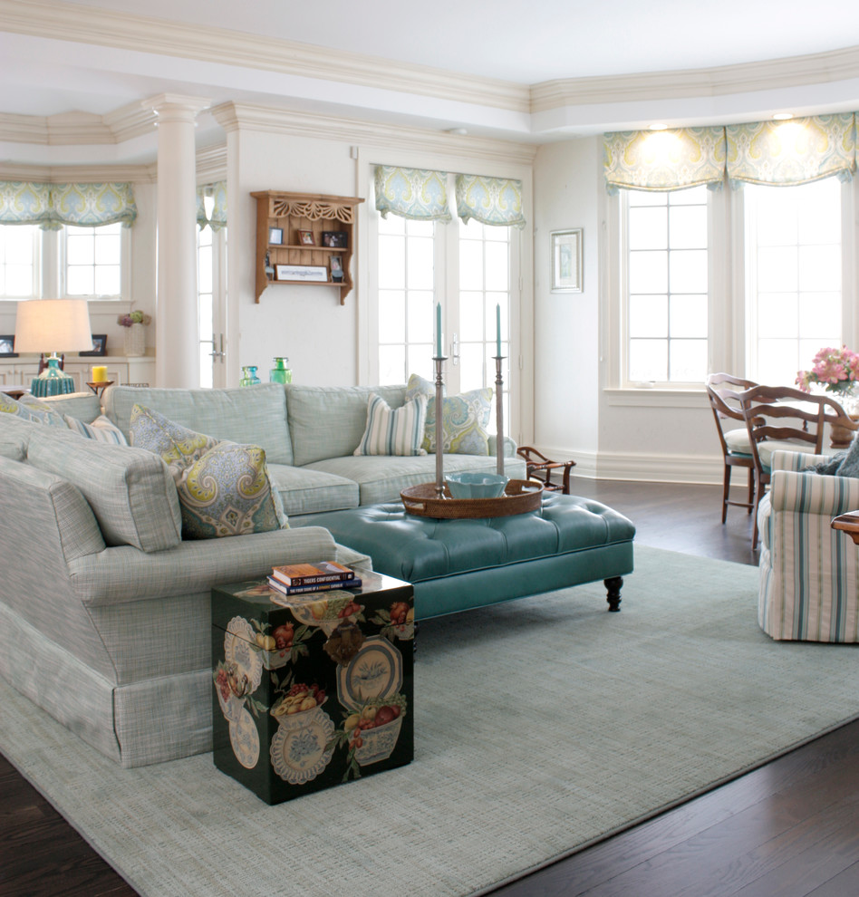 Bay Harbor Home Update Traditional Living Room Detroit by Scott
