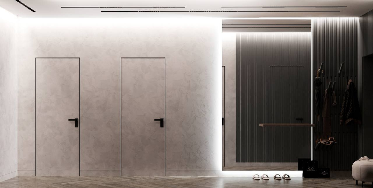 ДИЗАЙН ПРОЕКТ С ОЛИВКОВЫМИ ОТТЕНКАМИ