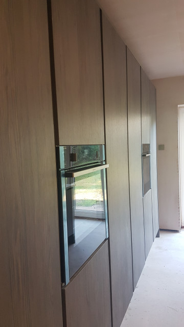 Handle-less Kitchens contemporaneo-cocina