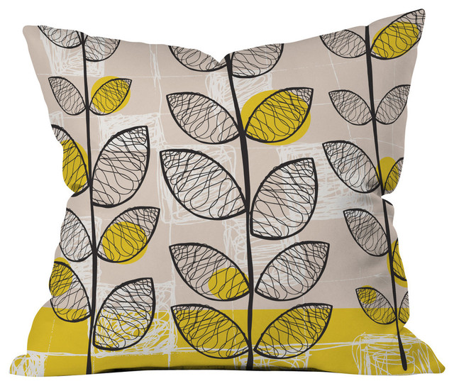 Rachael Taylor 50s Inspired Outdoor Throw Pillow
