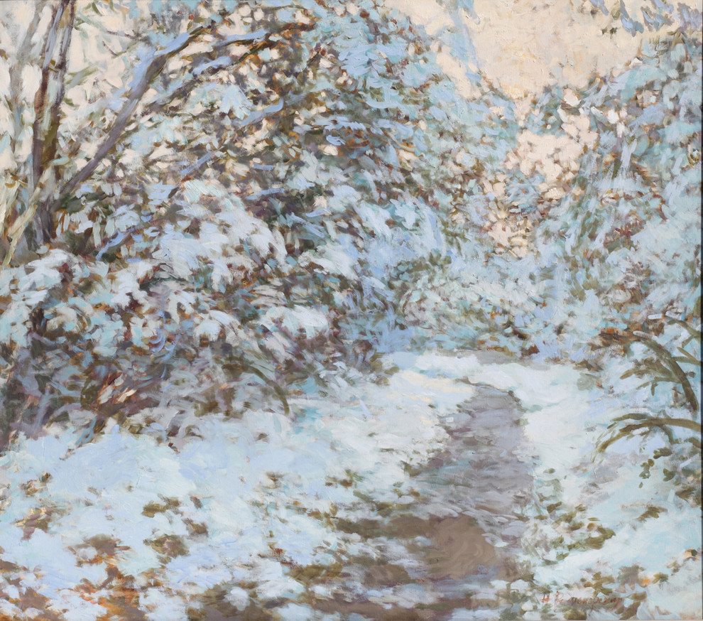 Тропинка в снегу