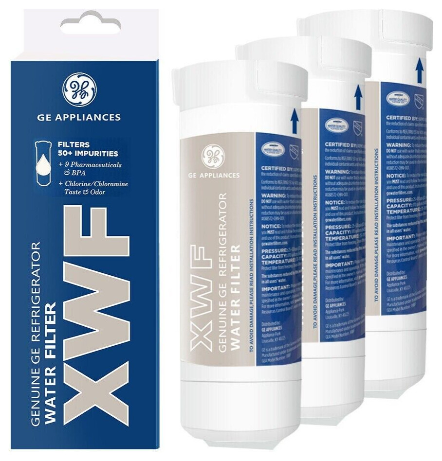 3 Pack Replacement for GE XWF Refrigerator Water Filter Fits Contemporary Jewelry Boxes And