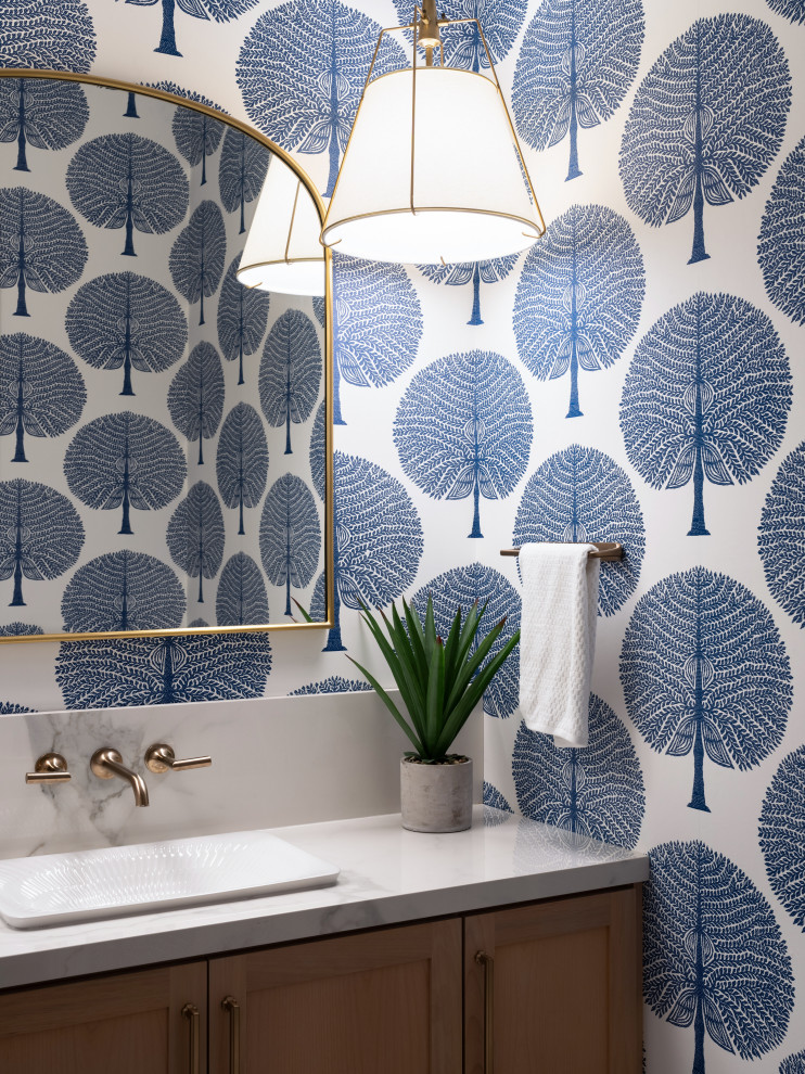 Sangallo Home Renovation - Beach Style - Powder Room - San Diego - by ...