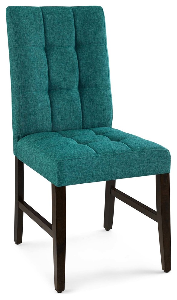 teal side chair