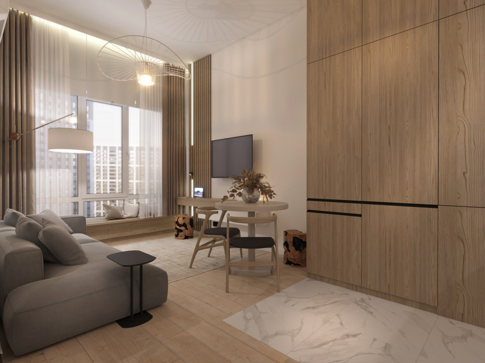 Минимализм на 35м2