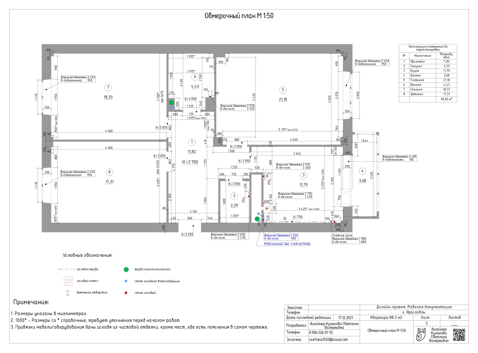 Квартира 90 кв.м.