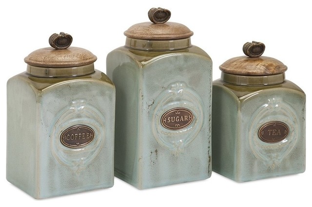 ceramic canister sets for kitchen counter