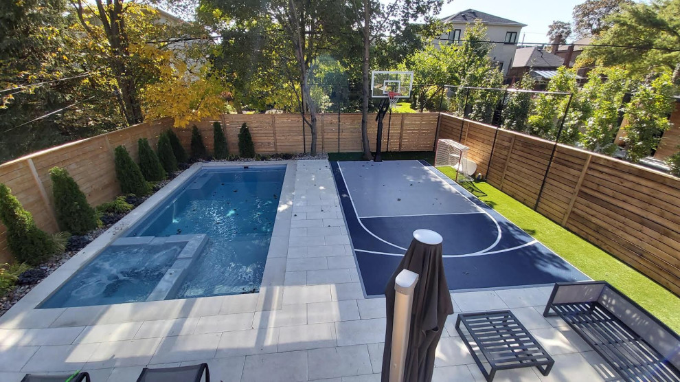 Outdoor Basketball Courts Toronto by Total Sport Solutions, Inc. Houzz