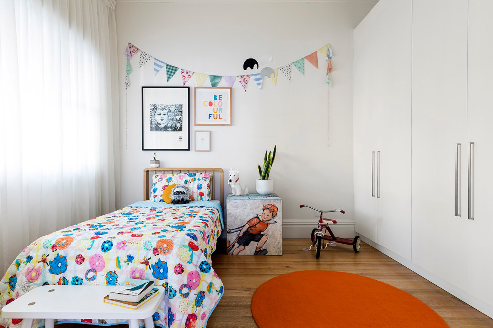 This is an example of an eclectic kids' room in Melbourne.