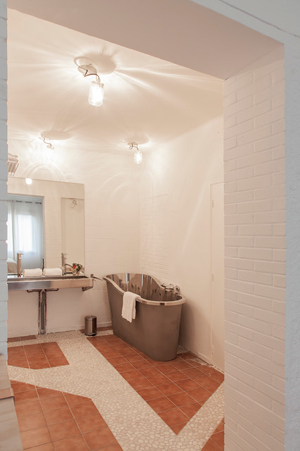 Noble baignoire klassisch-modern-badezimmer