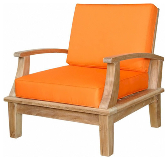 Anderson Teak Patio Garden Furniture Brianna Deep Seating Armchair And