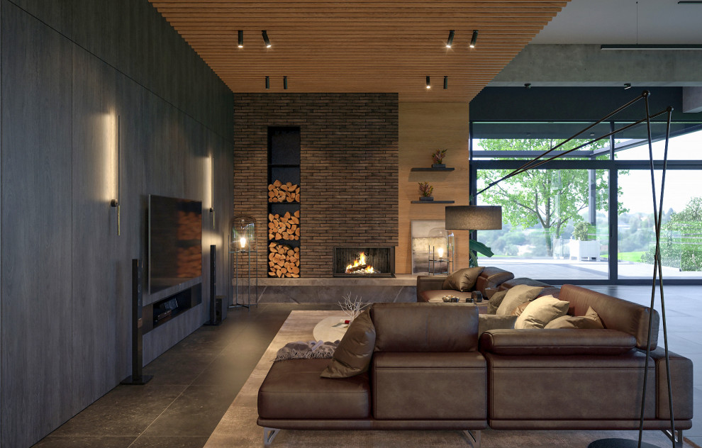 Интерьер павильона летней кухни