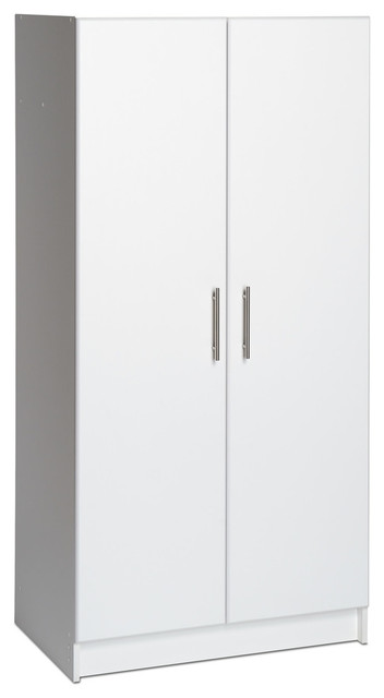 Prepac Elite Storage 32" Storage Cabinet in White