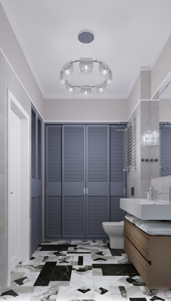 Трехкомнатная квартира в классическом европейском стиле