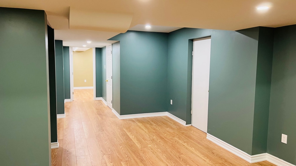 Mississauga Complete 1200 sq. ft. Basement Remodel
