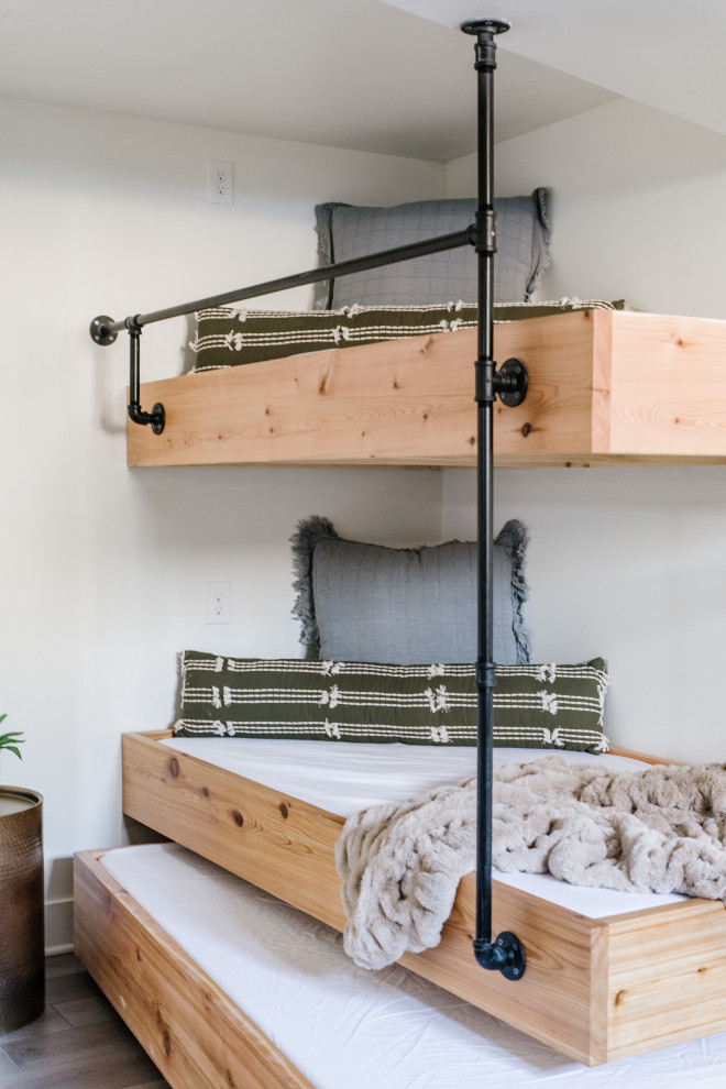 Inspiration for a transitional bedroom remodel in Omaha