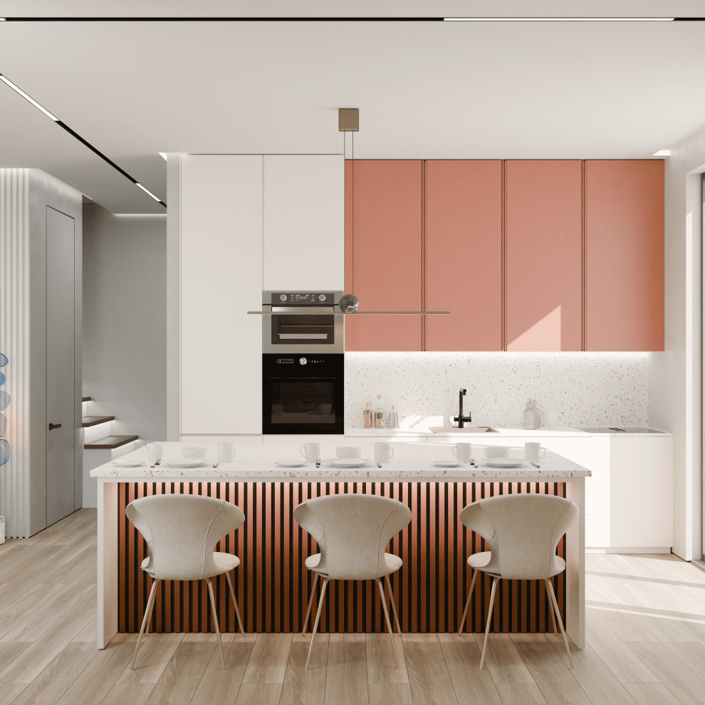 Дизайн кухни-гостинной