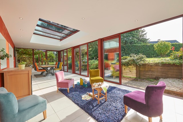R&eacute;alisations v&eacute;ritables extensions contemporary-sunroom