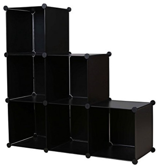 C&AHOME Cube Storage Organizer, 6-Cube Shelves Units, Closet Cabinet, DIY Plasti