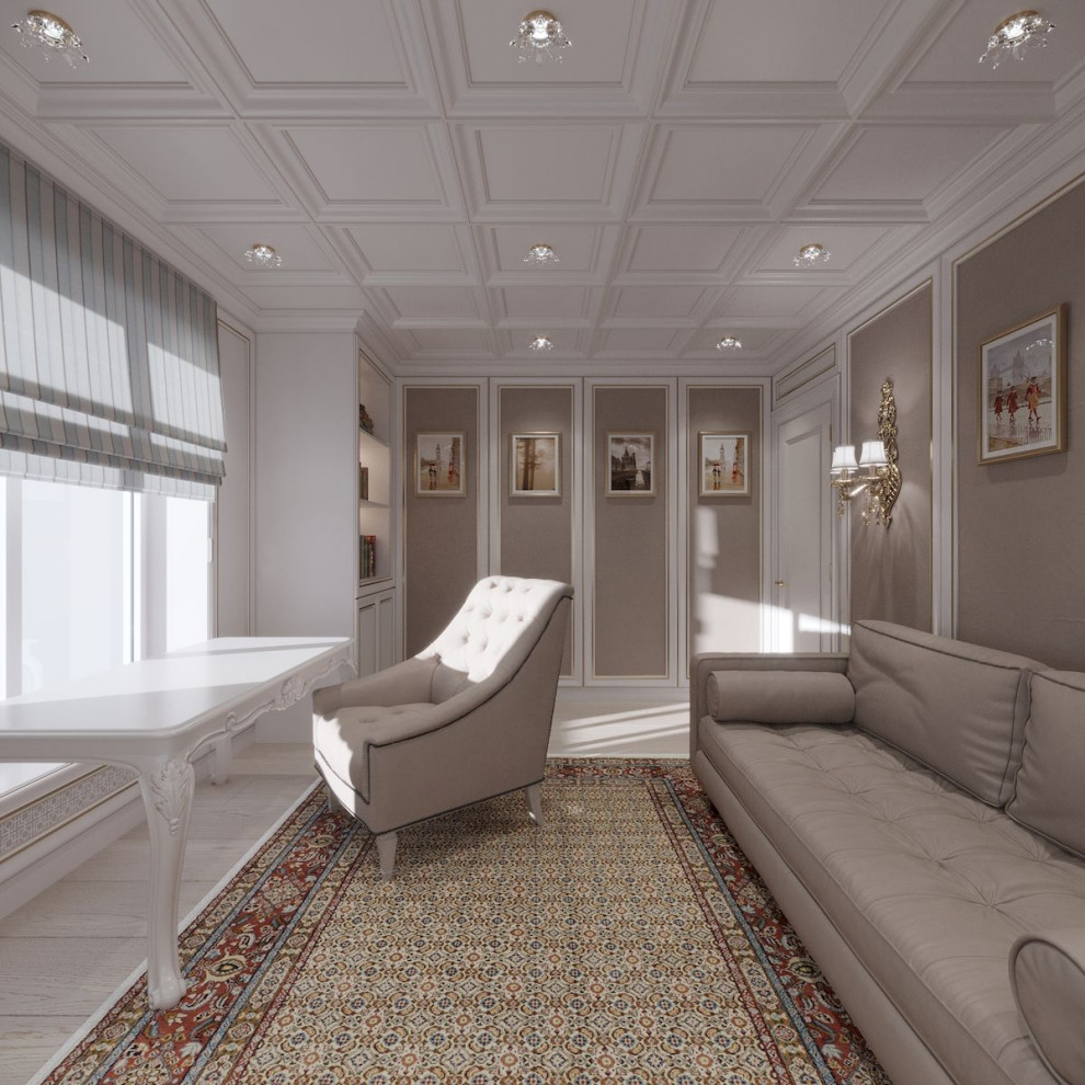 Дизайн спальни 4-комнатной квартиры в Москве