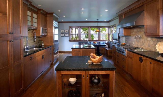 Modern Kitchen North West Asian, Zen inspired kitchen in the Pacific Northwest modern-kitchen