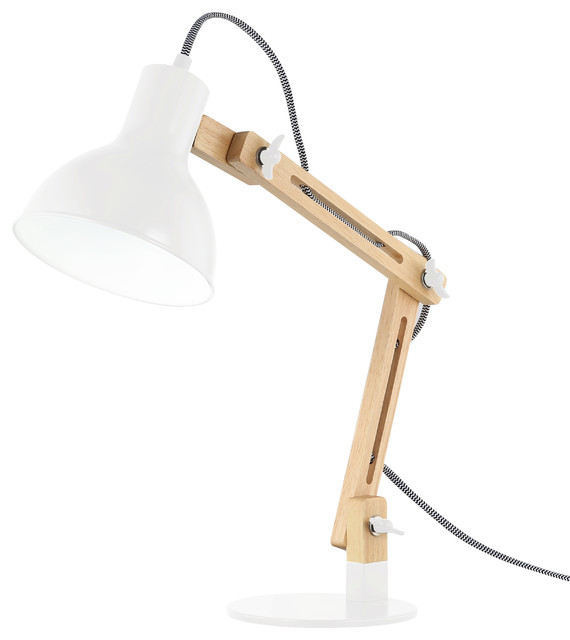 Cartwright LED Task Table Lamp, White classique-chic-lampe-de-bureau