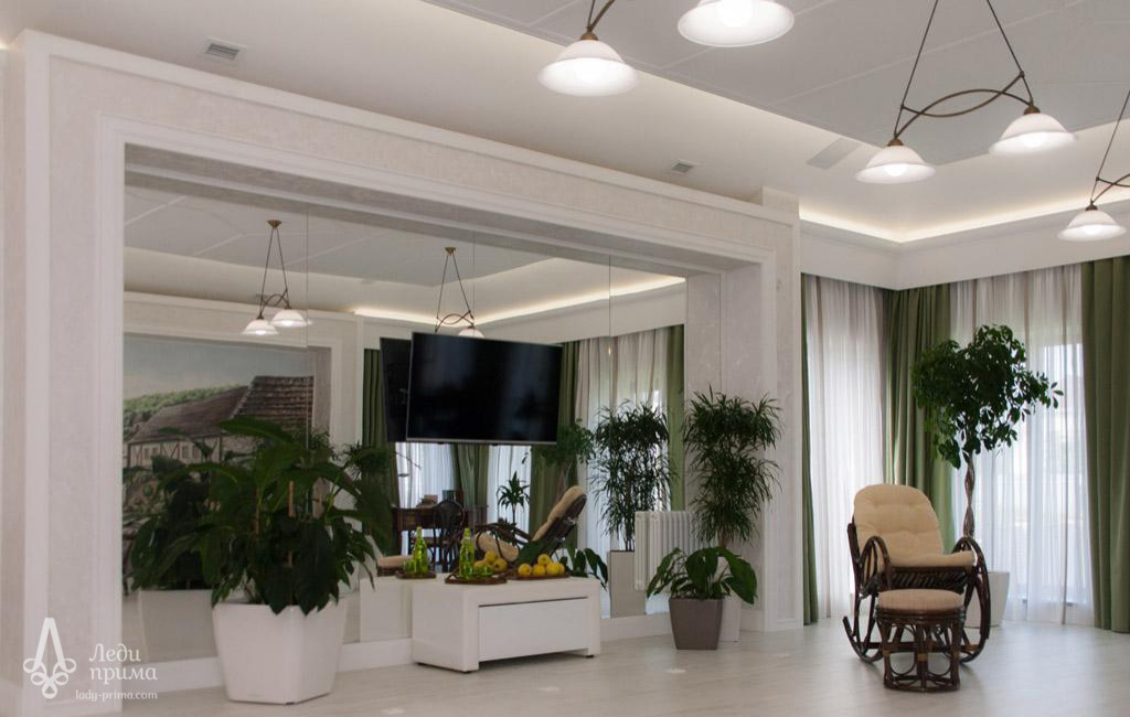 Шторы в загородный дом.