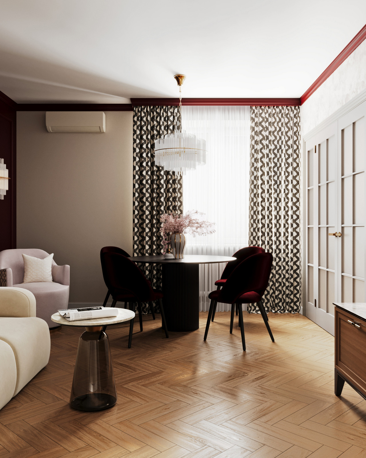 Элегантная квартира с нотками классики