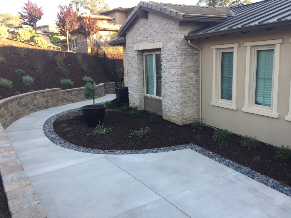 El Dorado Hills Serrano Complete Landscape Traditional Garden