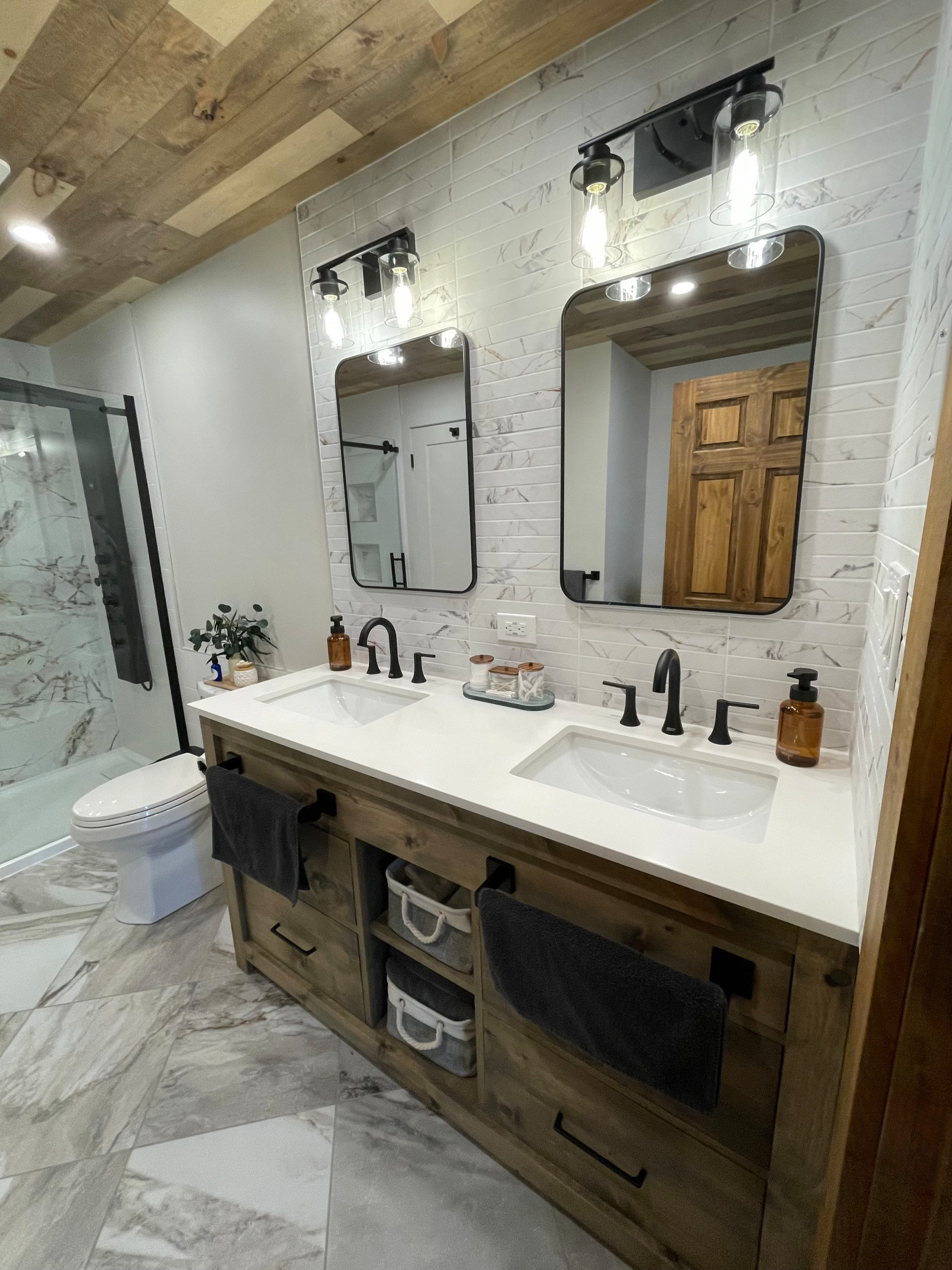 Modern / Rustic Bathroom Renovation