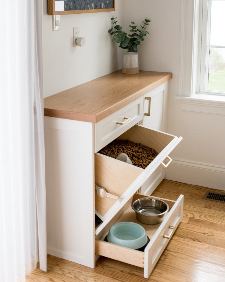 Waltham, MA New Construction Condo Remodel Transitional Dining