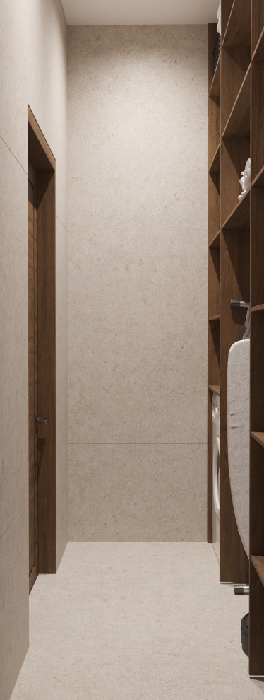 Проект квартиры в Москве, стиль ваби-саби