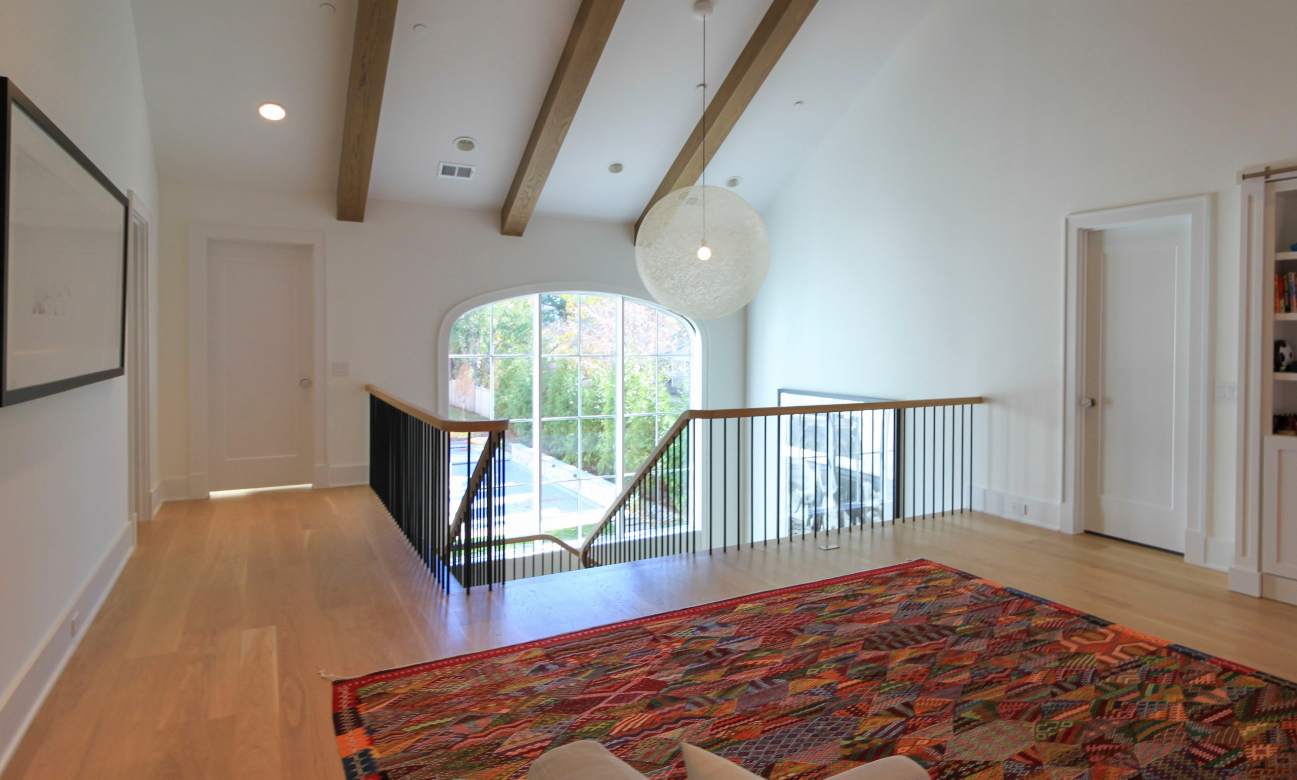 96_Dramatic cantilevered no-riser staircase, Bethesda, MD 20814