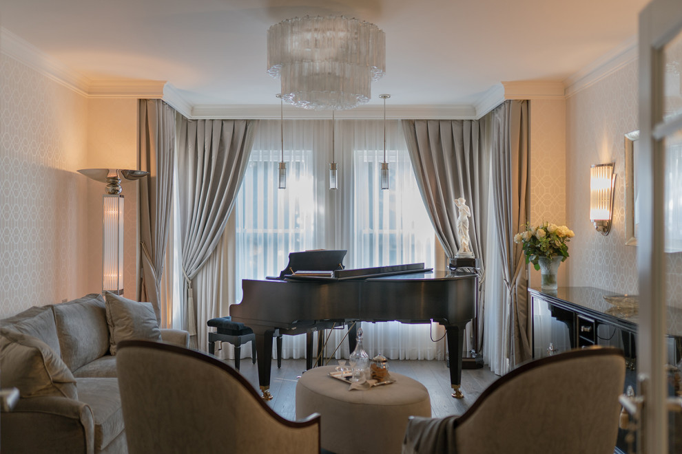 Интерьер гостиной в американском стиле