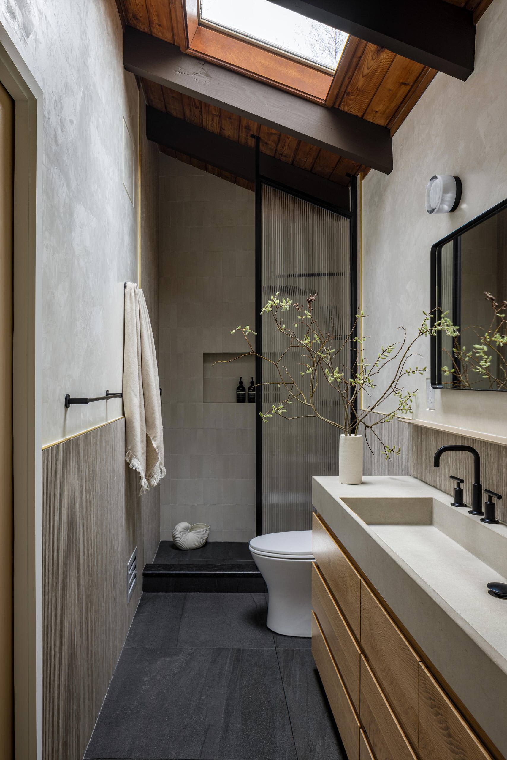 75 kleine badezimmer mit offener dusche ideen & bilder - oktober