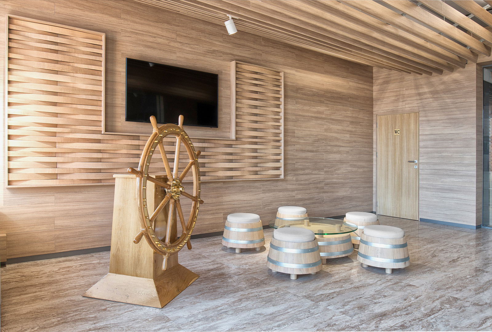 The shop Black Sea gold and testing room