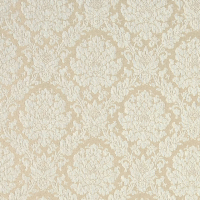 Ivory And White Two Toned Floral Brocade Upholstery Fabric By The Yard ...