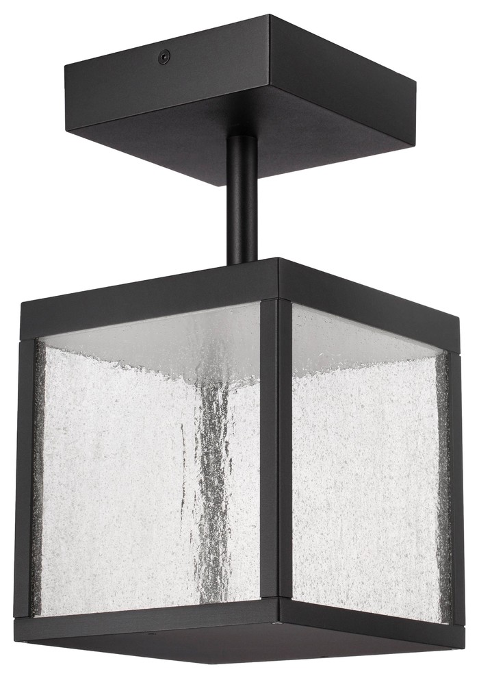 Access Lighting Reveal LED Outdoor Semi Flush, Black