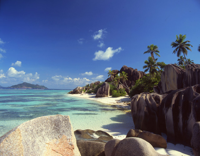 Most Famous Beach Of The Seychelles Wall Mural