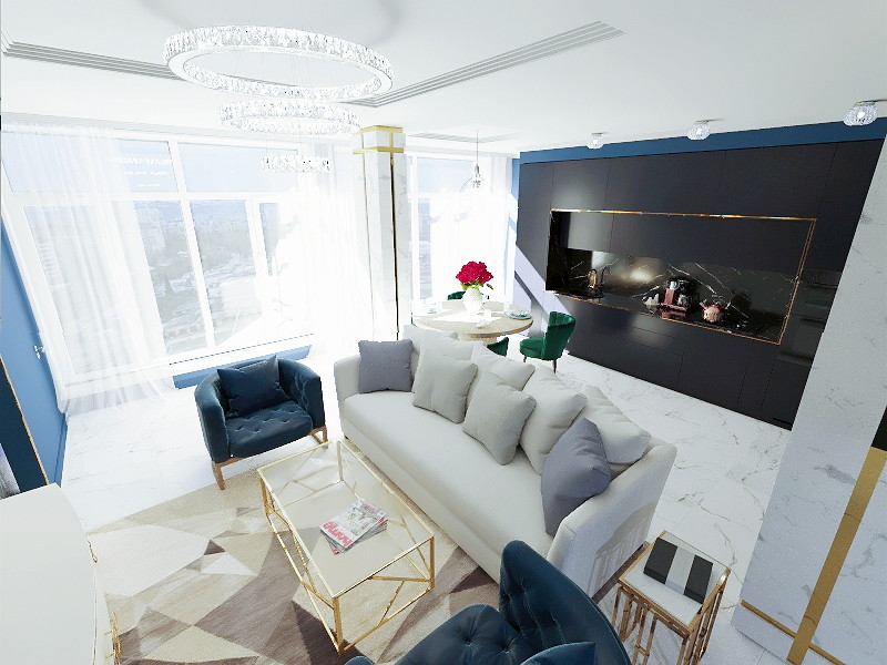 Проект трехкомнатной квартиры