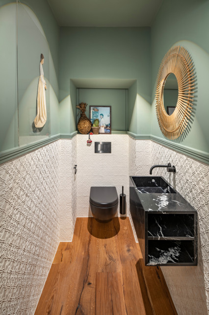 Haus B eclettico-bagno-di-servizio