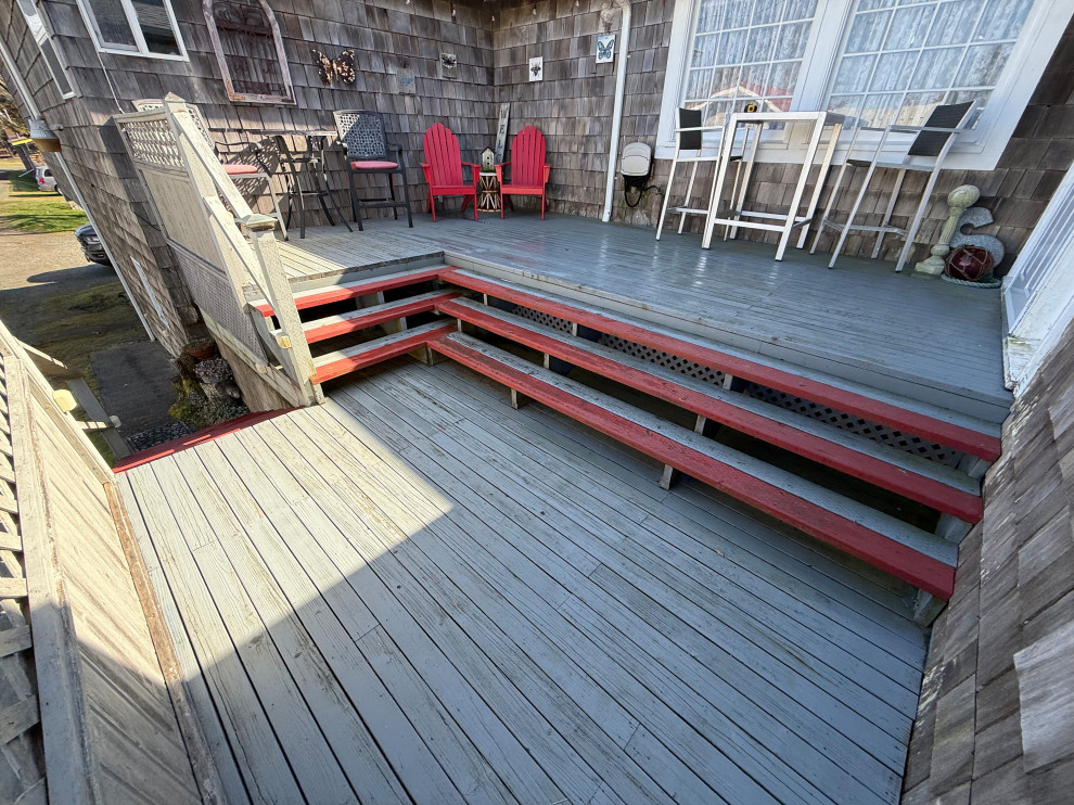 Inspiration for a coastal deck remodel in Seattle