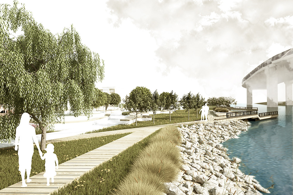 Концепция благоустройства и озеленения территории Центра водных видов  спорта