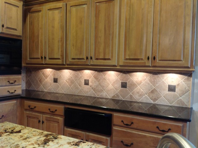 Countertops And Backsplash Traditional Kitchen Kansas City