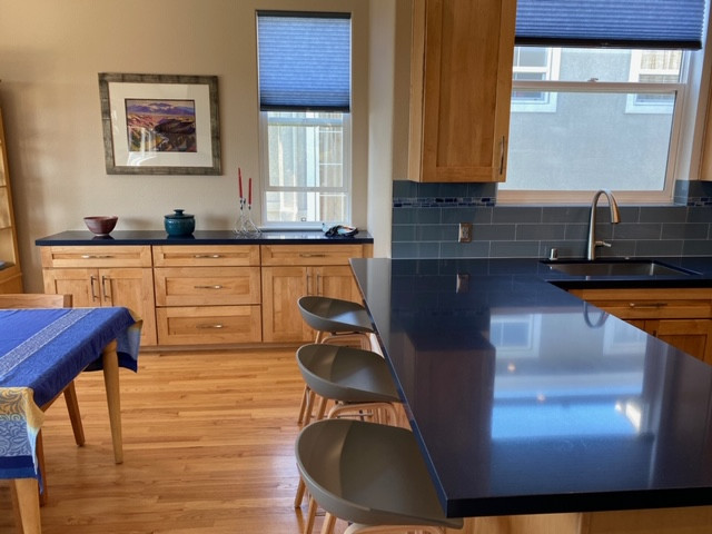 Oakland Hills Blue Kitchen