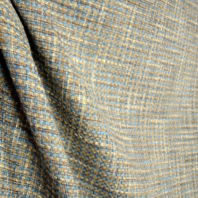 Pixal Bluestone Weaved Hamilton Fabric, Sample