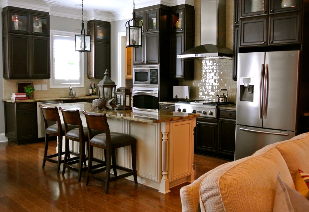 Design ideas for an eclectic kitchen in Charlotte.