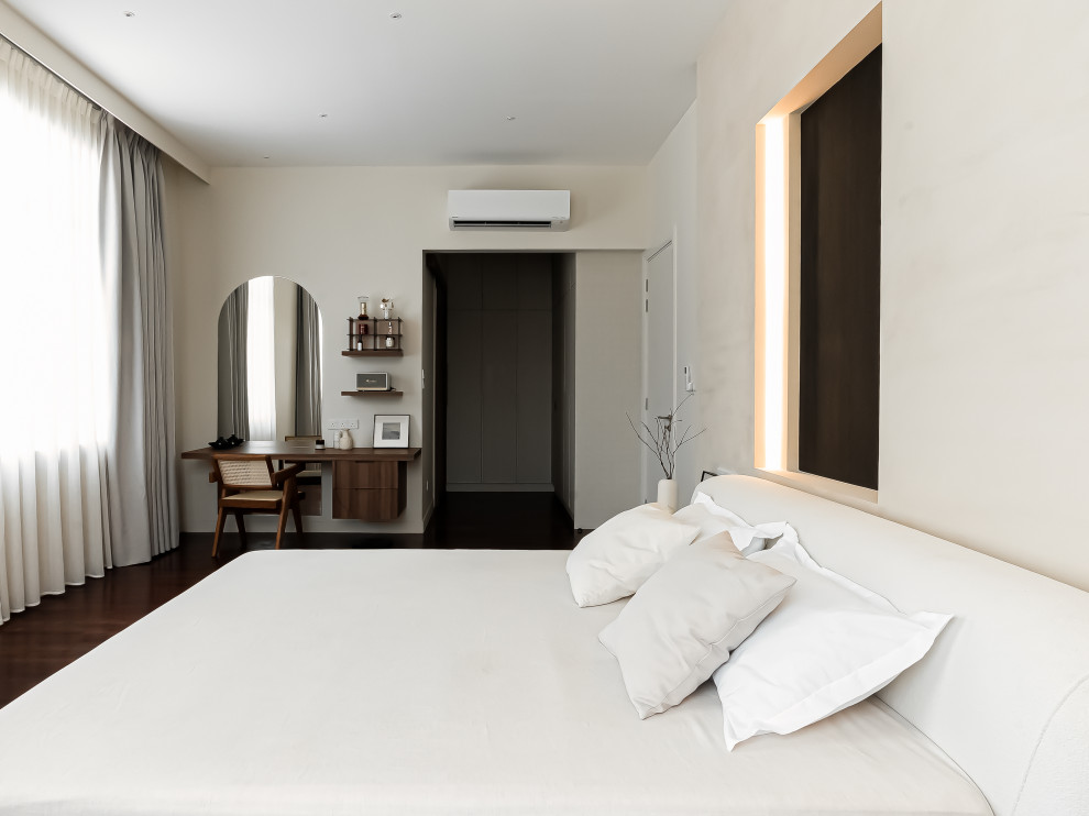 Inspiration for a Scandinavian bedroom in Singapore.